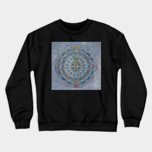 Pisces horoscope free-hand mandala - Renate van Nijen Crewneck Sweatshirt